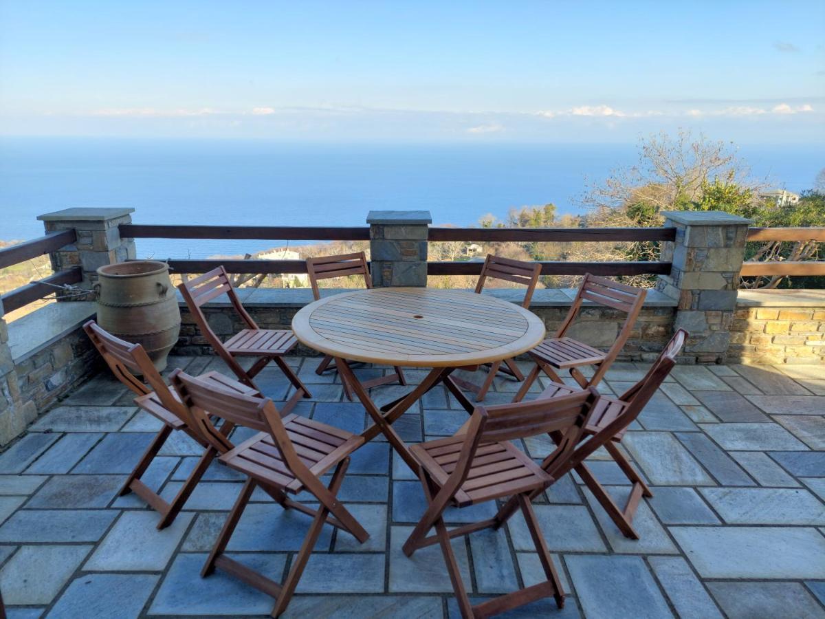 Θαλλώ Luxurious Villa Tsagarada Esterno foto