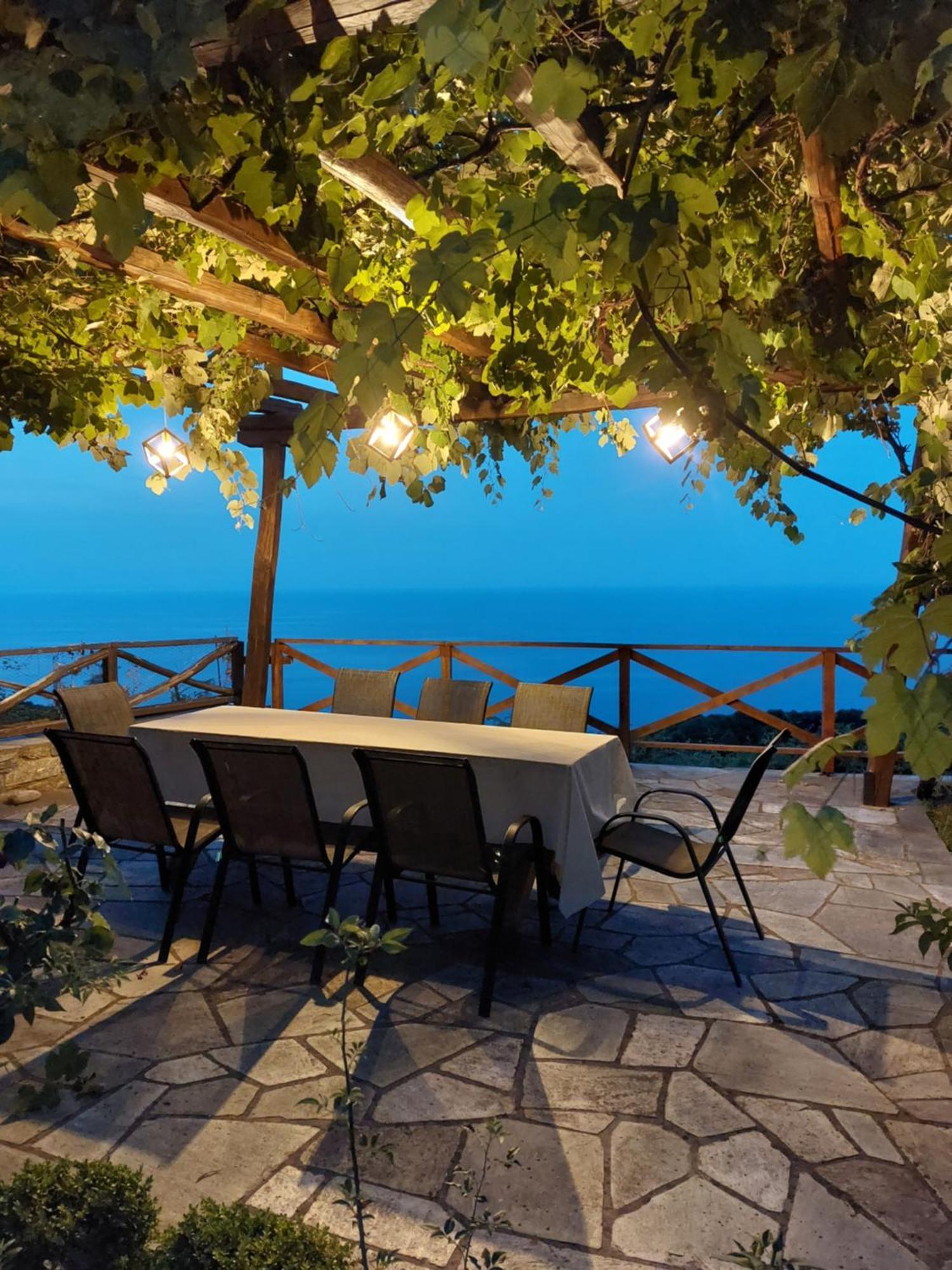 Θαλλώ Luxurious Villa Tsagarada Esterno foto